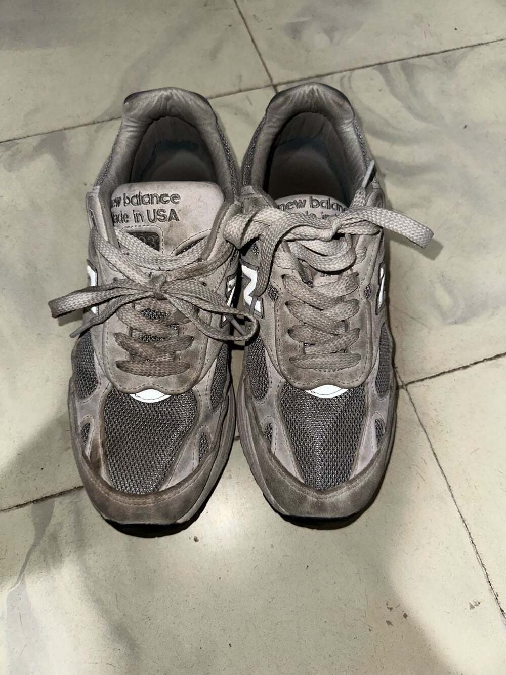 New Balance 993 Size 8 Gray Made In USA Sneakers
